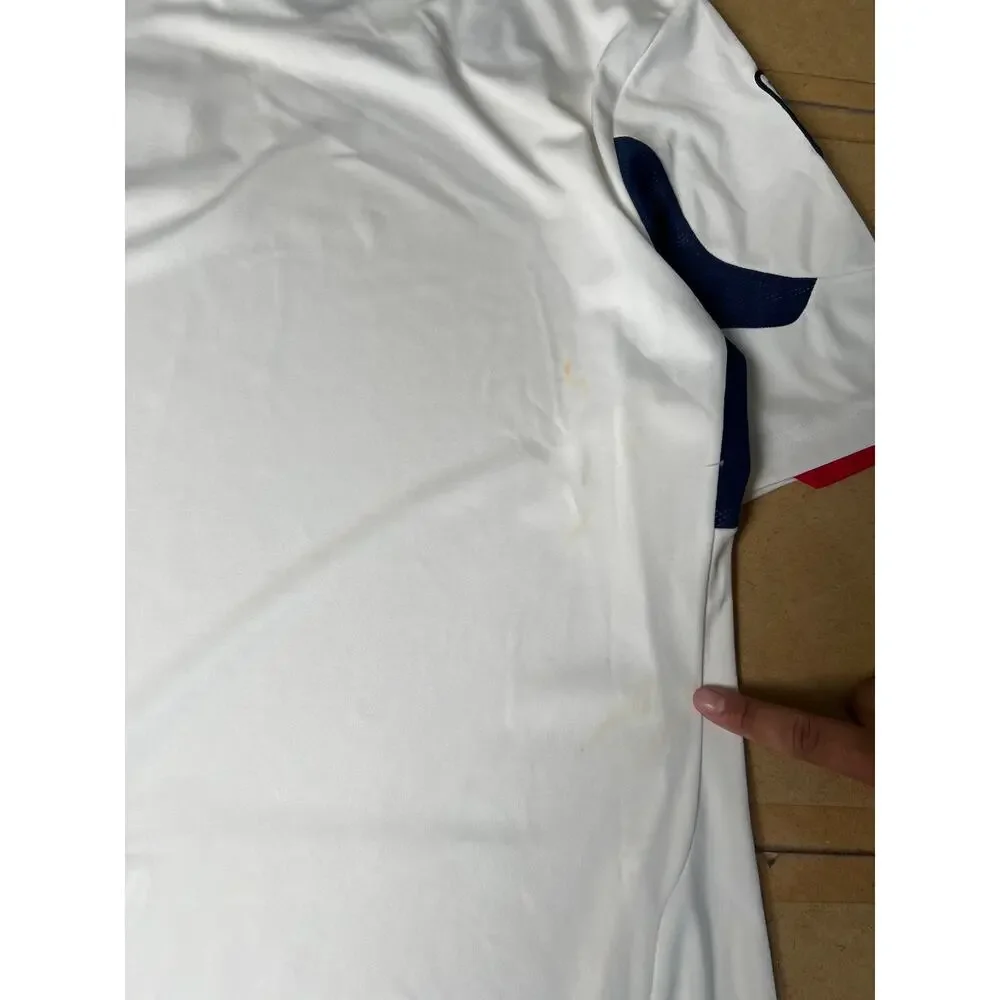 Adidas MLS Chicago Fire Away Soccer Jersey Mens S/M White 2010 Short Sleeve